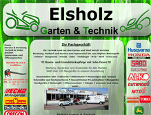 Tablet Screenshot of elsholz-reinbek.de